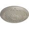 Ekena Millwork Athens Ceiling Medallion (Fits Canopies up to 3 5/8"), Hand-Painted Pearl White, 26 1/4"OD x 3 1/4"P CM27ATPWS - alternate 3